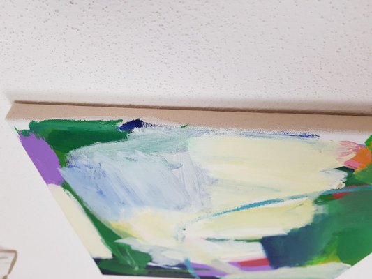 Green Hope Abstract Painting 2020 For Sale At Pamono