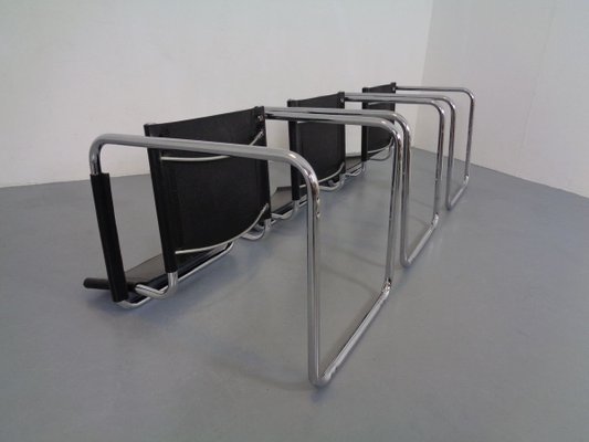 Mg5 Cantilever Armchairs By Mart Stam Marcel Breuer For Jox Interni 1970s Set Of 3 For Sale At Pamono