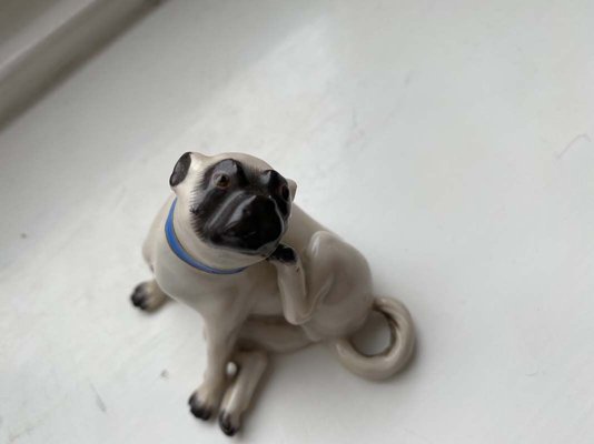 small pug figurine