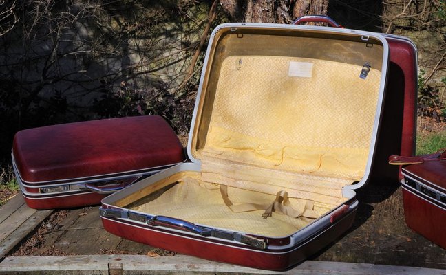 Hard Suitcases from Sansonite, 1970s, Set of 4 for sale at