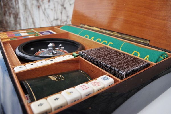 Game Box with Roulette Depicting the City of Venice, 1960s for