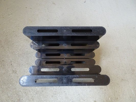 Large Black Kartell Magazine Rack by Giotto Stoppino for sale at
