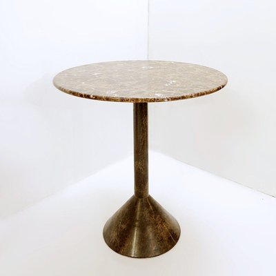 Italian Round Granite Marble Side, Round Granite Top Coffee Table