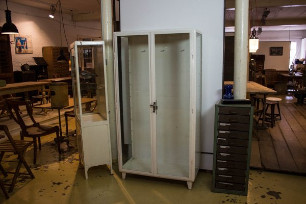 Vintage Medical Display Cabinet For Sale At Pamono