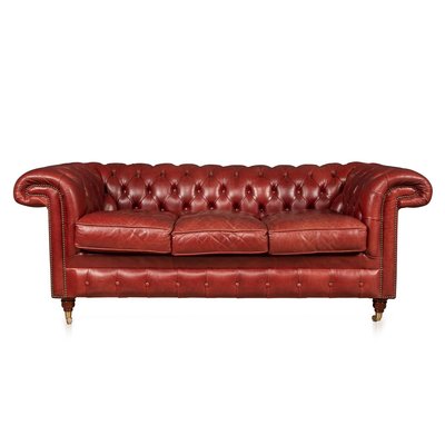 20th Century Leather Chesterfield 3