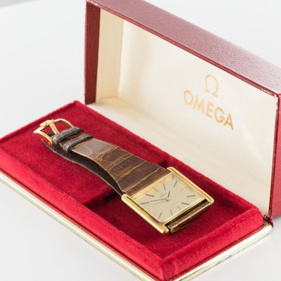 omega deville gold watch
