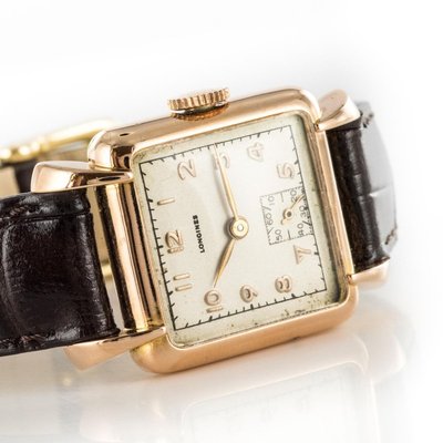 18 Karat Rose Gold Longines Ladies 