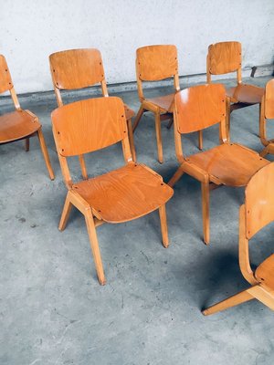 Thonet Midcentury Bauhaus Stuhl Stapelstuhl Stacking chair Vintage 50er 60er 