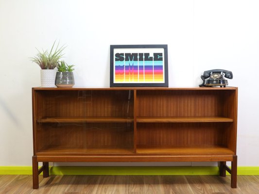 Mid century on sale modern short bookcase