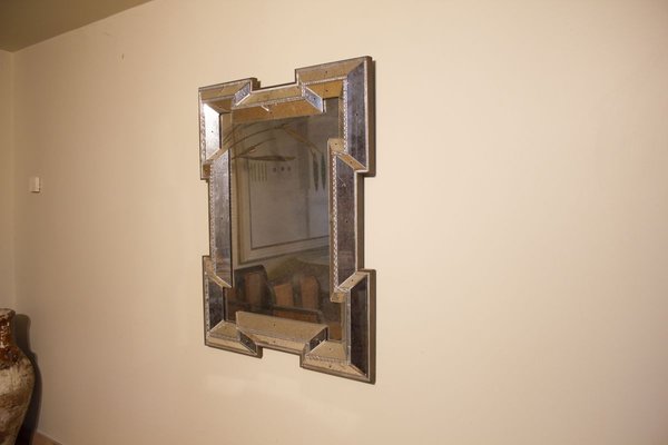 Neoclassical Glass Wall Mirrors 18th, Art Glass Wall Mirrors