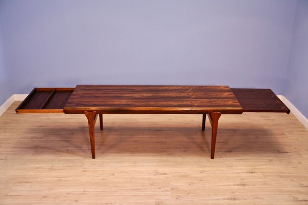 Danish Coffee Table in Rosewood by Johannes Andersen for Uldum