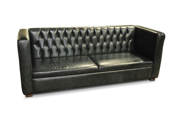Green Leather Chesterfield Sofa For, Green Leather Chesterfield