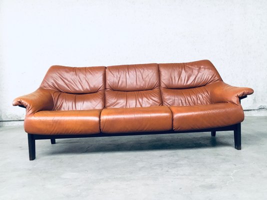 Seater Leather Sofa 1970s, Spanish Leather Sofas