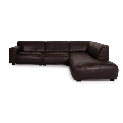 Brown Leather Sofa From Furninova For, Low Profile Leather Sofa