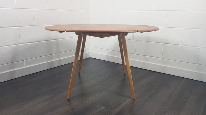 Round Drop Leaf Dining Table By Lucian Ercolani For Ercol 1960s At Pamono Round Drop Leaf Dining Table By Lucian, Drop Leaf Round Kitchen Table