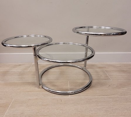 Milo baughman hot sale glass coffee table