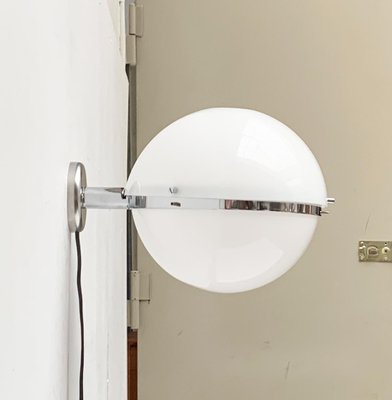 Lampe boule space age 1970 chrome