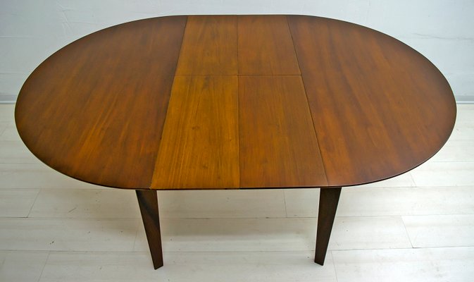Italian Teak Dining Table And 6 Chairs By Edmondo Palutari For Dassi 1950s Set Of 7 At Pamono Italian Teak Dining Table And 6 Chairs, Round Extendable Dining Table Set With 6 Chairs
