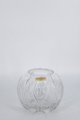German Crystal Ball Vase from Nachtmann, 1960s