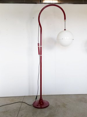 Burdy Enameled Metal Floor Lamp With, Floor Lamp Diffuser