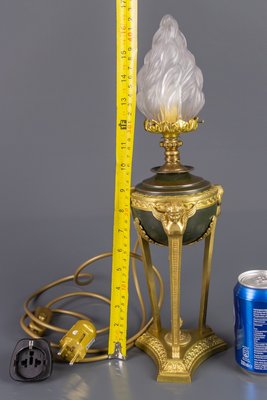 Flame shaped glass lamp cheap shade