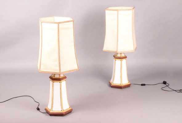 Ceramic Table Lamps Set Of 2 For, Ceramic Table Lamp Set