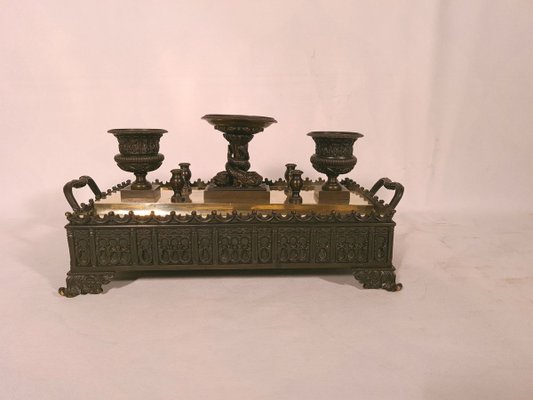 Bronze Inkstand / Inkwell, 1820s for sale at Pamono