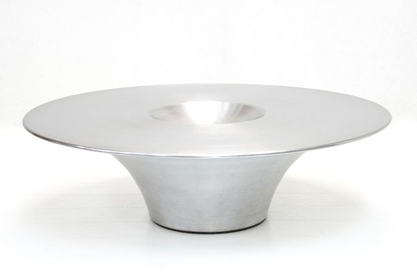 Alien Coffee Table By Yasuhiro O, Alien Round Stainless Steel Coffee Table