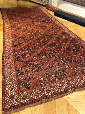 Red Blue White Geometric Rug 1870s For, Red Blue Rug Uk