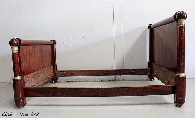 19th Century Empire Style Mahogany Bed For At Pamono 19th Century Empire Style Mahogany Bed, Solid Mahogany King Size Bed Frame