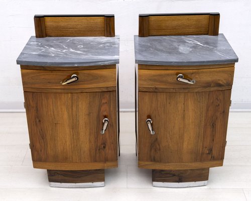 Set of 2024 2 gray nightstands