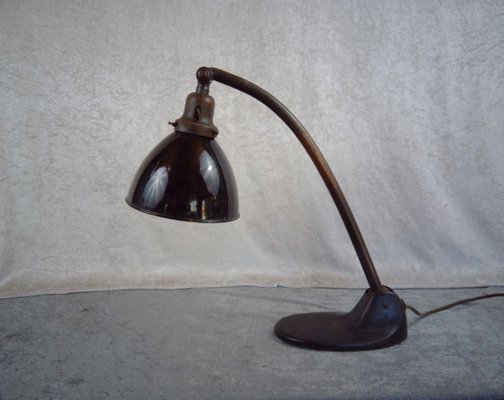 Industrial Cast Iron Desk Lamp With, Black Iron Lamp