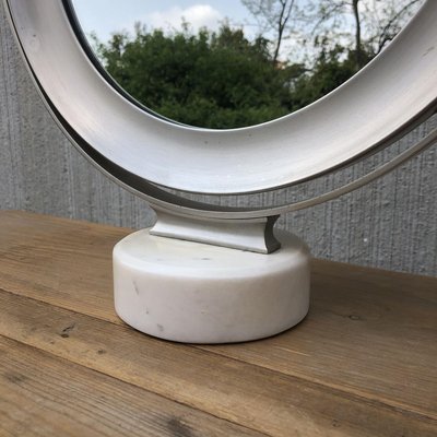 Miroir Narciso Par Sergio Mazza Pour Artemide - Modernariato Italien - 47 Cm
