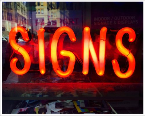 Signs New York Neon Color Street Photograph 17 For Sale At Pamono