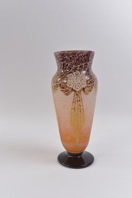 Onderverdelen Skalk Behoefte aan French Art Deco Vase by Charles Schneider for Le Verre Francais for sale at  Pamono