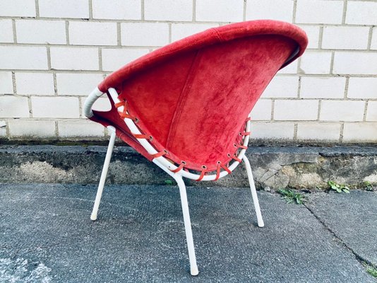 German Circle Balloon Lounge Chair by E. Lusch for Lusch Co