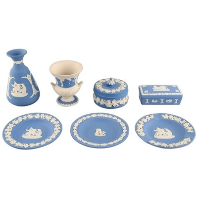 Tableware & Vase Set from Wedgwood, England, Set of 7