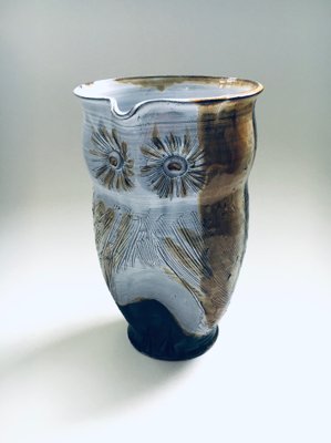 Bouteille peinte à la main avec corde carafe vase bouteille