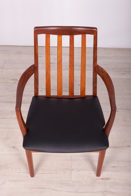 Teak and Leather Dining Chairs by Leslie Dandy for G-Plan, 1960s