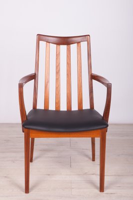 Teak and Leather Dining Chairs by Leslie Dandy for G-Plan, 1960s