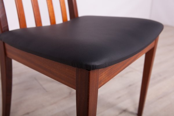 Teak and Leather Dining Chairs by Leslie Dandy for G-Plan, 1960s