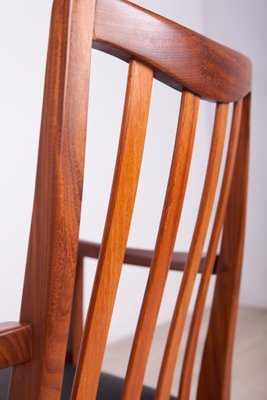 Teak and Leather Dining Chairs by Leslie Dandy for G-Plan, 1960s