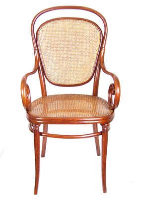 Original Thonet Chrom Armlehnstuhl 1 von 12 Sessel Stuhl 
