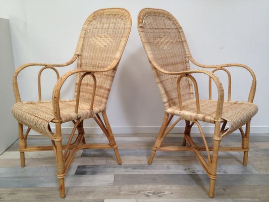 rattan armchair