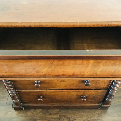 Antique Scottish Mahogany Dresser, Furniture Chest Of Drawers Value