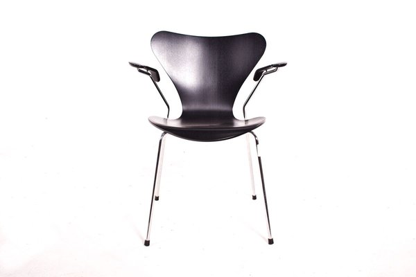 Black Butterfly Series 7 Armchair by Arne Jacobsen for Fritz