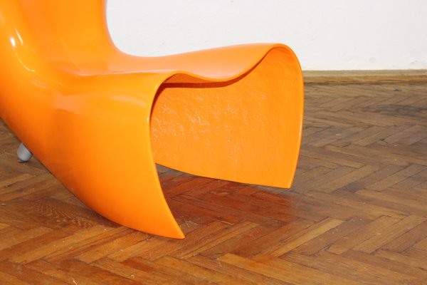 Felt Chair with Fiberglass Shell by Marc Newson for Cappellini