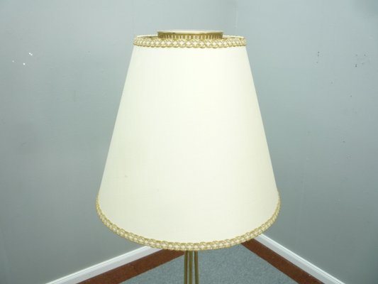 noedels Vijfde Booth Brass Floor Lamp from Deutsche Werkstätten, 1950s for sale at Pamono