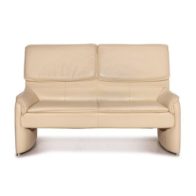 Cream Leather Sofa Set From Laauser, Beige Leather Sofa Set