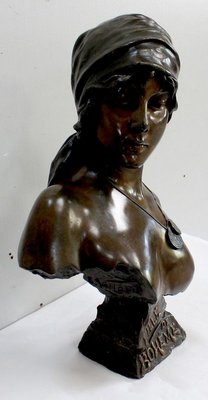 Bronze, Fille de Bohème, E. Villanis